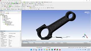 Analisis de Biela en Ansys [upl. by Boyden714]