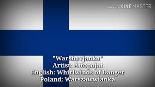 Warshavjanka  Whirlwinds of Danger Finnish Lyrics Version amp English Translation [upl. by Southworth]