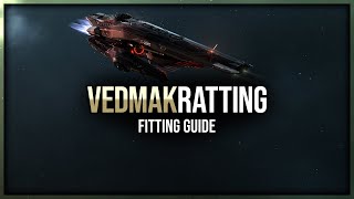 Eve Online  Solo HighSec Vedmak Ratting Fit [upl. by Nomihs]