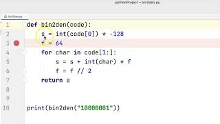 Using PyCharm Debugger Tools and Breakpoints [upl. by Harleigh716]