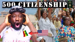 Ghana granted Over 500 Africa Americans citizenship in Accra 2024 Before Election lord MA react [upl. by Alyar]