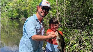 Fishing the escatawpa river Crappie and bass [upl. by Naitsirk539]