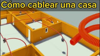 Cómo cablear una casa desde cero  Electricidad básica [upl. by Ryann914]