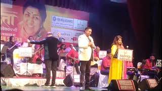 Lata mangeshkar song🎵 live concert👩‍🎤🎙🎶 😍 [upl. by Erdnaek]