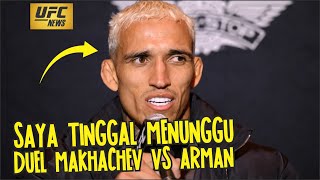 SUBTITLE INDONESIA🔥CHARLES OLIVEIRA INTERVIEW MEDIA DAY UFC 309 [upl. by Ramed50]