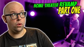 Home Theater REVAMP  PART ONE [upl. by Victory]