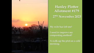 Hanley Plotter Allotment 179 [upl. by Olfe]