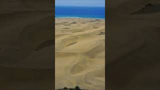 Dune di Maspalomas viste dallalto Video con drone in 4K [upl. by Anatsirhc359]