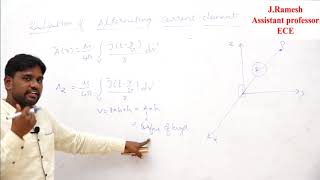 Radiation of Alternating current element lecture1 [upl. by Eiramoj]