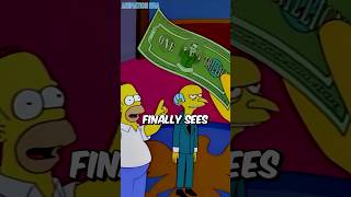 What Happens When Homer Learns About Mr Burns Trillion Dollar Bill thesimpsons [upl. by Ahens]