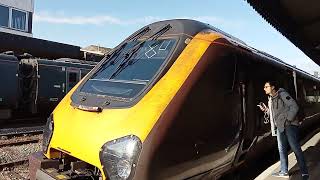 Rear sight of a cross country train at Gloucester railway station 121024 [upl. by Pacifica]