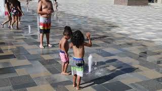 Evergy Plazas splash pad a cool way to spend a hot day [upl. by Airal]