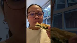 Baked cheese and spinach pastry shortsvideo shorts [upl. by Caraviello]