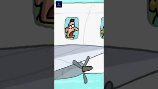 The greatest airplane moment  airplane moments cartoon shorts artificialintelligence6 [upl. by Nahte]