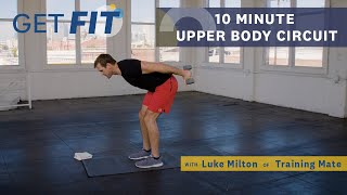 Upper Body HIIT Circuit with Luke Milton  Get Fit  Livestrongcom [upl. by Llemor]