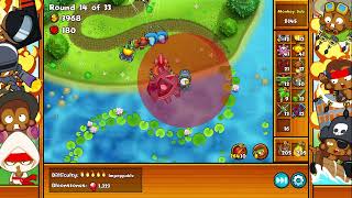 Lets Play Bloons Monkey City ZOMG Fast and Furious Impoppable Half and Half Lake No Commentary 1614 [upl. by Digdirb753]