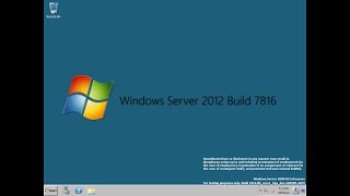 Taking a look at Windows Server 2012 Build 7816 [upl. by Yaeger]