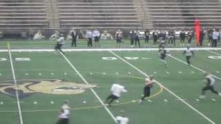 Austin Davis Lindenwood University Football Interception Spring 2013 Hazelwood West graduate [upl. by Coussoule]