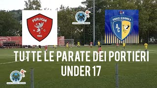 tutte le parate under 17 Perugia vs Audace Cerignola 13102024 [upl. by Ydner]