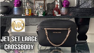 Michael Kors  Large Jet Set  Zip Chain Crossbody in Saffiano Leather [upl. by Cimah927]