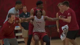 Alabama Basketball  Highlights from first official 202324 practice [upl. by Sillaw]