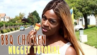 BBQ CHICKEN NUGGET HAIR TUTORIAL [upl. by Chaworth]