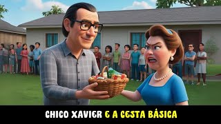 Chico Xavier e a Doação de Cesta Básica  Animação [upl. by Schrader920]