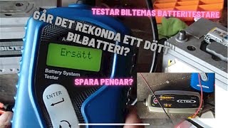 Går Det Att Fixa Ett Dött BilbatteriBiltema BatteritestareCTEK MXS 50Spara PengarGM Batteri [upl. by Eanore]