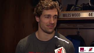 Hear from Miles Wood and Nico Hischier following todays Sunday morning practice [upl. by Cecile670]