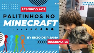 Bonecos de Palitinho invadiram o MINECRAFT Reagindo à animação [upl. by Aisa]