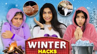 WINTER Hacks  Rich vs Normal  Makeup amp Beauty  Anaysa [upl. by Jessalin]