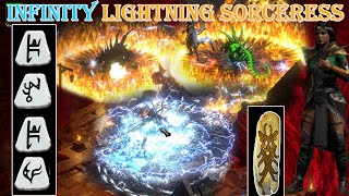 Diablo 2 Resurrected  Infinity SunderCharm Lightning Sorceress Build Uber Tristram [upl. by Kynan589]