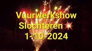 Vuurwerkshow Slochteren💥1102024 [upl. by Alakim]