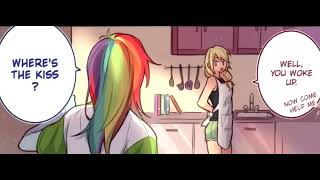 quotWake Upquot Applejack amp Rainbow Dash Comic Dub ComedyCute [upl. by Zarah]