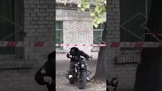 Handsome motorcyclist automachine automobile silkmill welding semiautomaticmachine tools [upl. by Aryek]