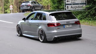 Audi RS3 Compilation  Launch Controls Accelerations Sounds [upl. by Xuaeb67]