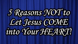 Atheist Comedy 5 Reasons NOT to Let Jesus COME into Your HEART [upl. by Petrie]