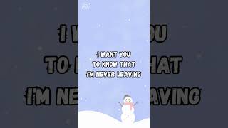 Sia  Snowman Lyrics ♪☃️ [upl. by Hairym]