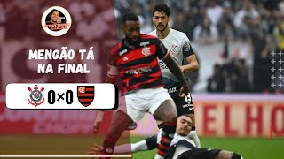 Flamengo suporta pressão após expulsão de Bruno Henrique elimina Corinthians e tá na final da Copa [upl. by Felicia]