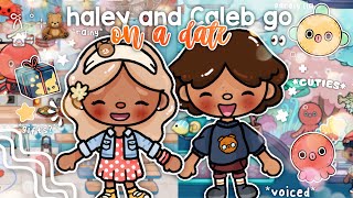 Hailey and Caleb farmers boy GO ON A DATE 🐠💖🥺  VOICED 📢  Toca Boca Roleplay [upl. by Yendahc]