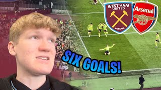 ARSENAL HIT WEST HAM FOR SIX West Ham United Vs Arsenal Matchday Vlog [upl. by Brotherson]