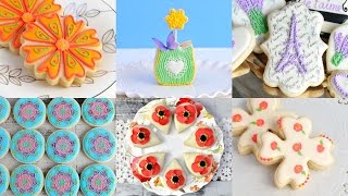 AMAZING MOTHERS DAY COOKIES and PETIT FOURS HANIELAS [upl. by Leslee]