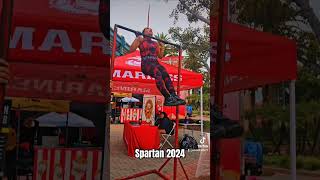 Spartan race 2024 angelstadium fitnessinspiration calisthenics spartanrace youtubeshorts [upl. by Wyck]