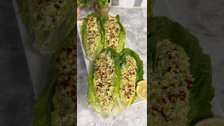 Burn Fat with These Avocado Egg Lettuce Boats – High Protein amp Low Carb asmr shorts [upl. by Oleta703]