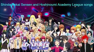 Shinda Sekai Sensen and Hoshinoumi Academy League songs OST  Born For This ParamoreAnime OP 2 [upl. by Sikleb575]