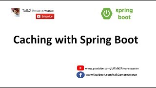 Caching data with Spring Boot  Cacheable  CacheEvict [upl. by Crofton]