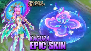 NEW KAGURA quotJADE BLOOMquot EPIC SKIN  KAGURA NEW EPIC SKIN  KAGURA NEW SKIN  MLBB NEW SKIN [upl. by Alad]