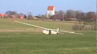 Ka6 Glider Landing [upl. by Sumetra771]