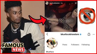 Blueface Gets Banned From Instagram After Wild Night At The Club  Famous News [upl. by Ibson]