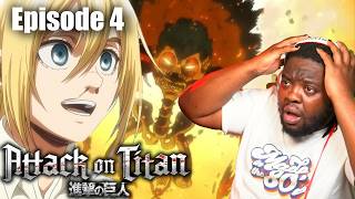 YMIRS TRANSFORMATION FROM ALLY TO TITAN  AOT SEASON 2 EPISODE 4 SOLDIER  REACTION [upl. by Cranford]